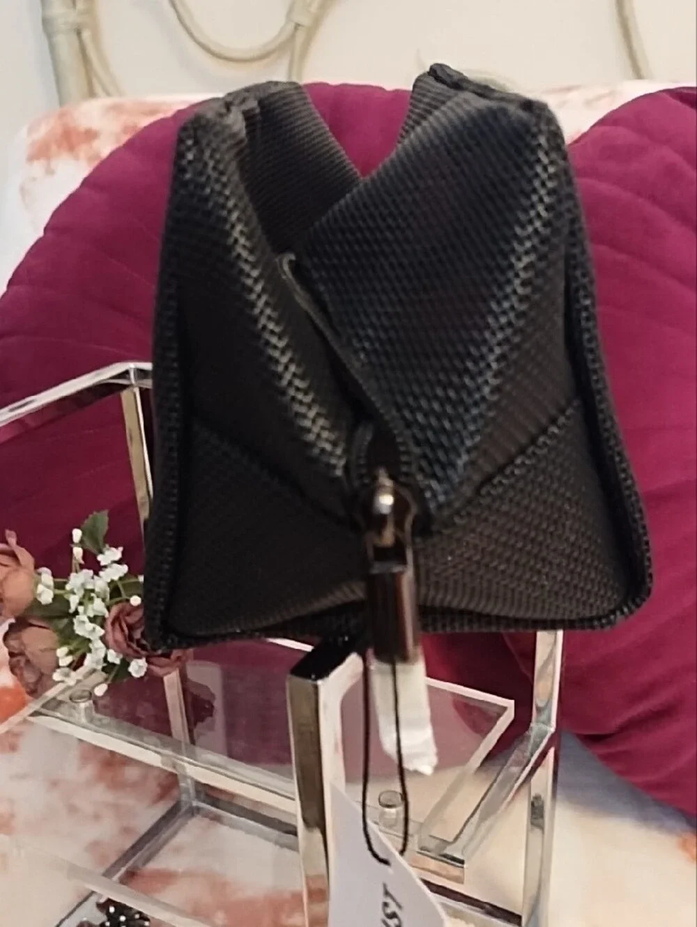 Grown Alchemist Black Mesh Toiletry Bag-NWT